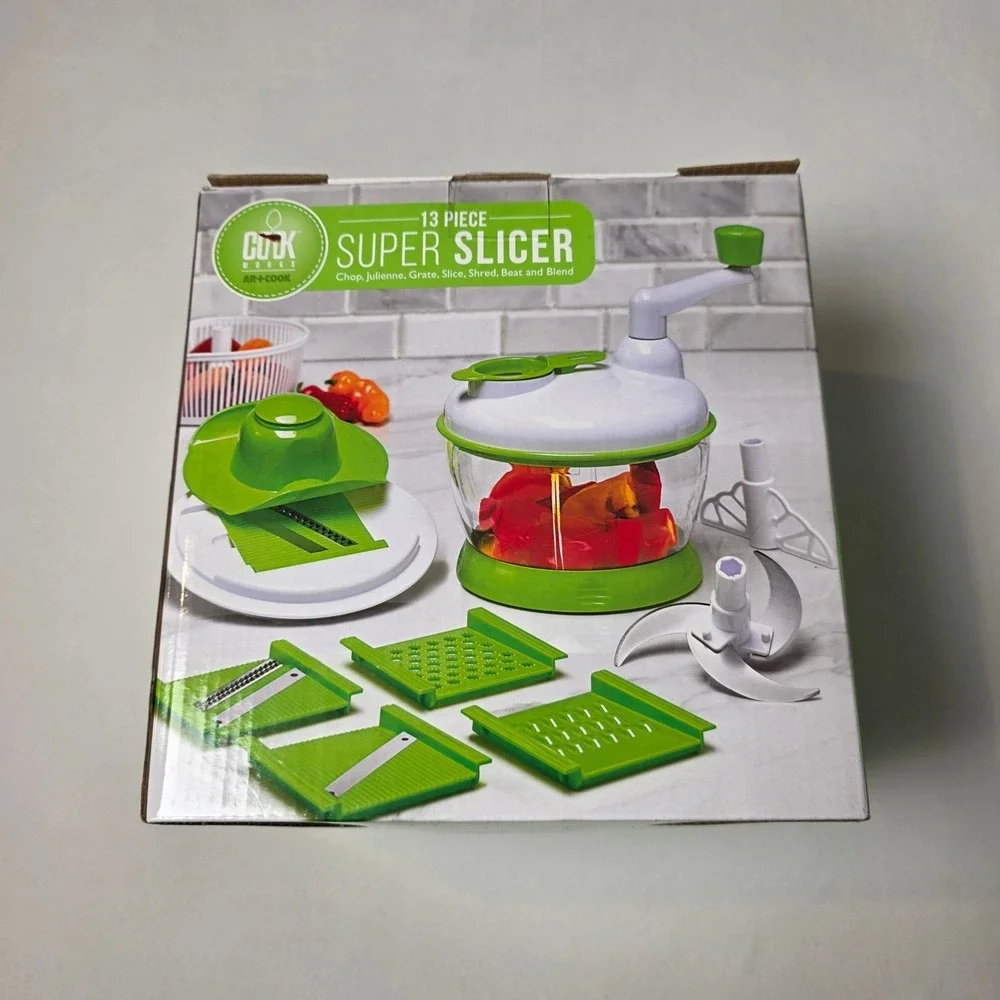 Cook Works Art Cook Super Slicer 13 Piece Manual Food Processor EKS6471